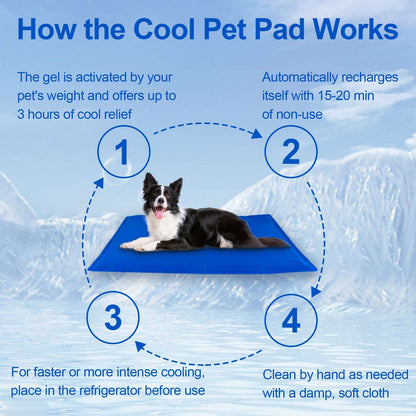 Pressure-Activated Cooling Mat for Dogs