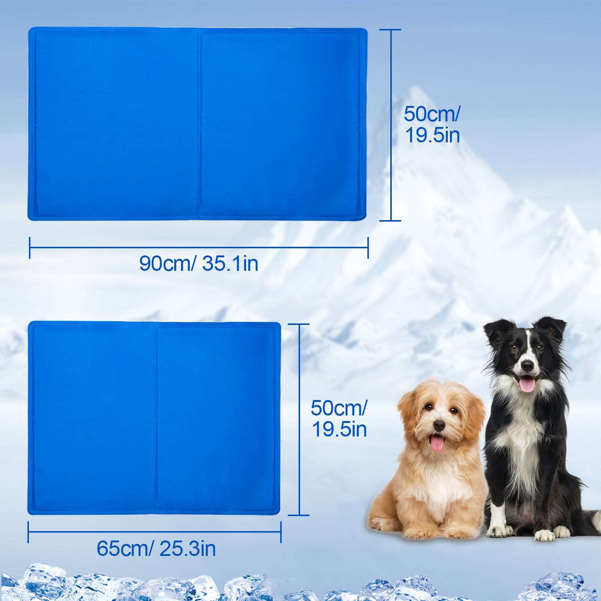 Pressure-Activated Cooling Mat for Dogs